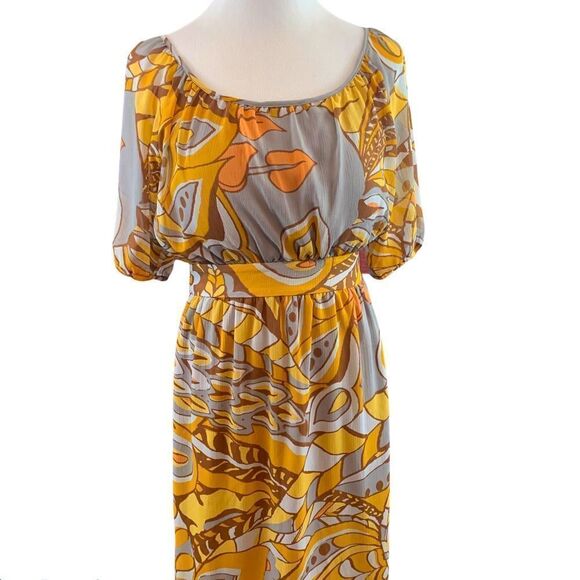 Judith March retro vibes empire waist dress M - Picture 1 of 7